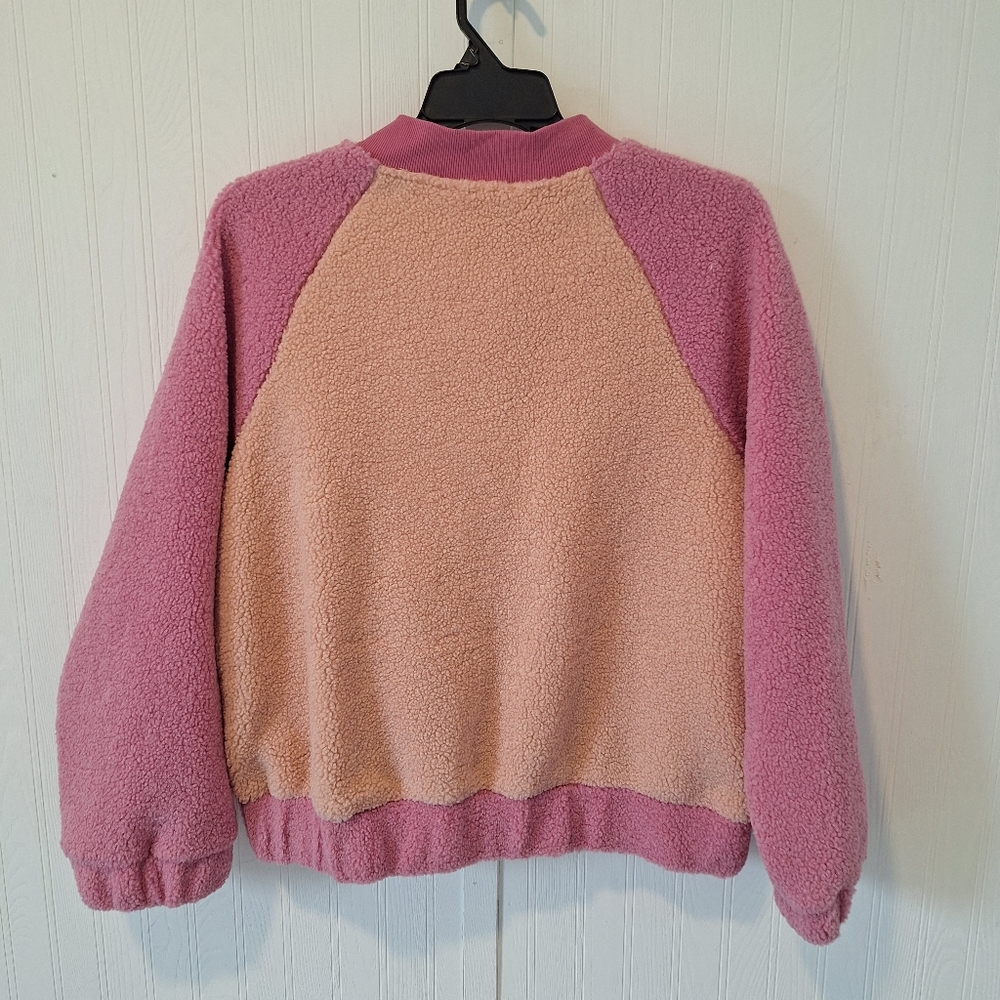 NWT Universal Thread Pink Colorblock Sherpa Bomber Jacket - Picture 14 of 14